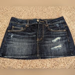 American Eagle jean skirt, size 0